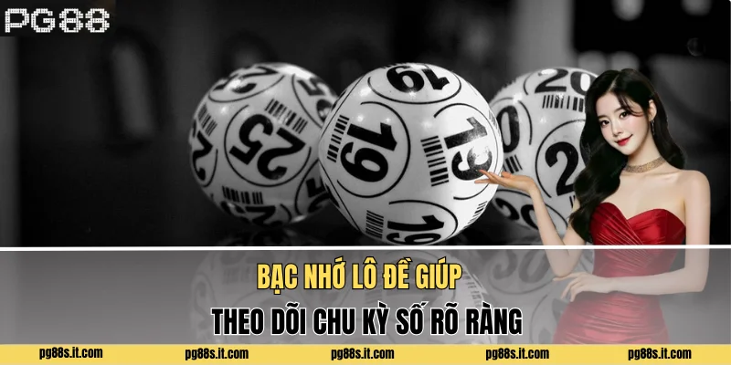 Bạc nhớ lô đề giúp theo dõi chu kỳ số rõ ràng