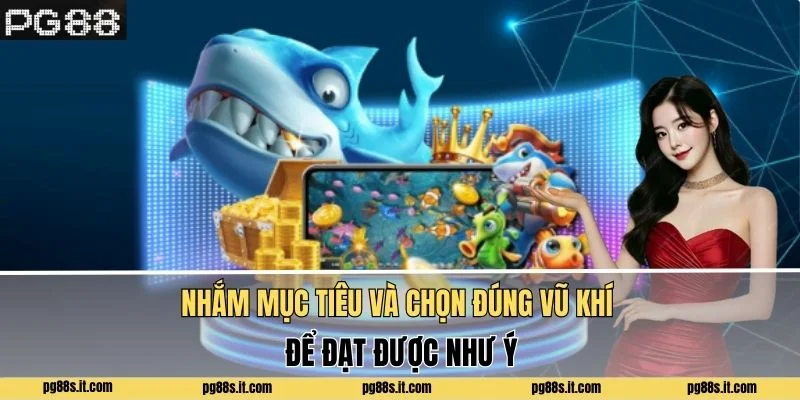Nhắm mục tiêu và chọn đúng vũ khí để đạt được như ý