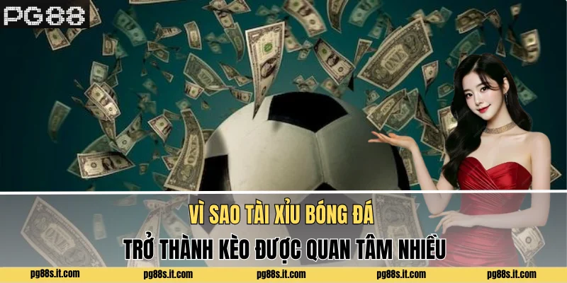Vì sao tài xỉu bóng đá trở thành kèo được quan tâm nhiều