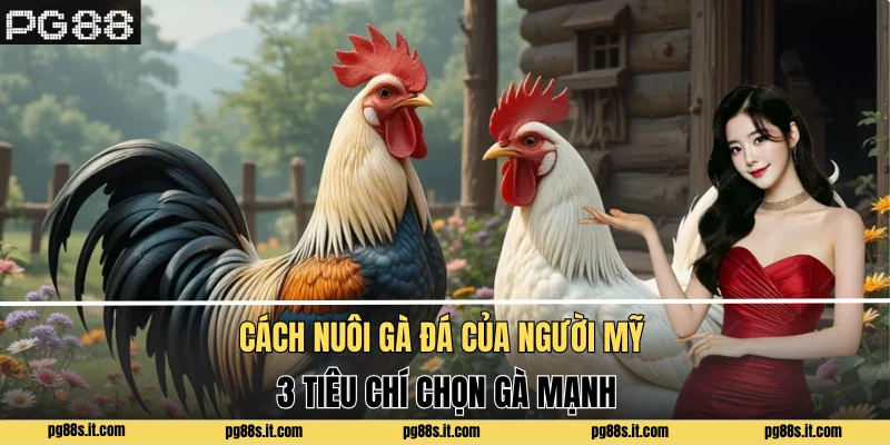 Cách Nuôi Gà Đá Của Người Mỹ - 3 Tiêu Chí Chọn Gà Mạnh